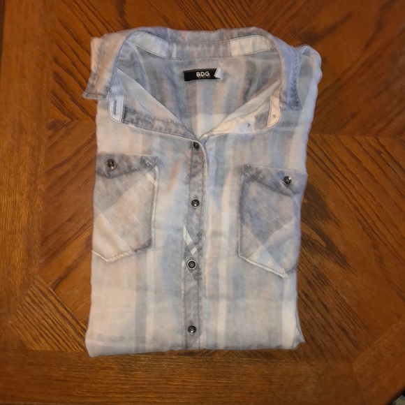 Light grey and white flannel - Picture 2 of 2